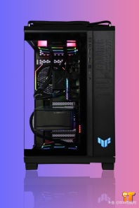 兄弟们你们喜欢这个效果嘛，华硕TUF 502纯黑无立柱海景房+七彩虹5090 D  ADOC 装出来的效果你们喜欢嘛[色]感谢上海吴先生的支持[抱拳]
CPU ：AMD 锐龙9 9950X3D原
散热 ：钛钽LG700PRO 360 AMD版 黑
内存 ：芝奇F5 64G 6000 C30-TR5NS 皇家戟 EXPO版 银 套
固态 ：三星990PRO 2T
主板 ：华硕TUF GAMING X870-PLUS WIFI
显卡 ：七彩虹5090 D Advanced OC 32G
电源 ：华硕ROG STRIX 雷鹰1200W 氮化镓 白金全模 ATX3.1
机箱 ：华硕TUF GAMING GT502 黑 无立柱
风扇 ：骨伽星链V2 120 黑 正向
风扇 ：骨伽星链V2 120 黑 反向*6