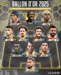 英媒选出的金球奖候选名单中哪一套11人更胜一筹？2025年还是2005年？ 