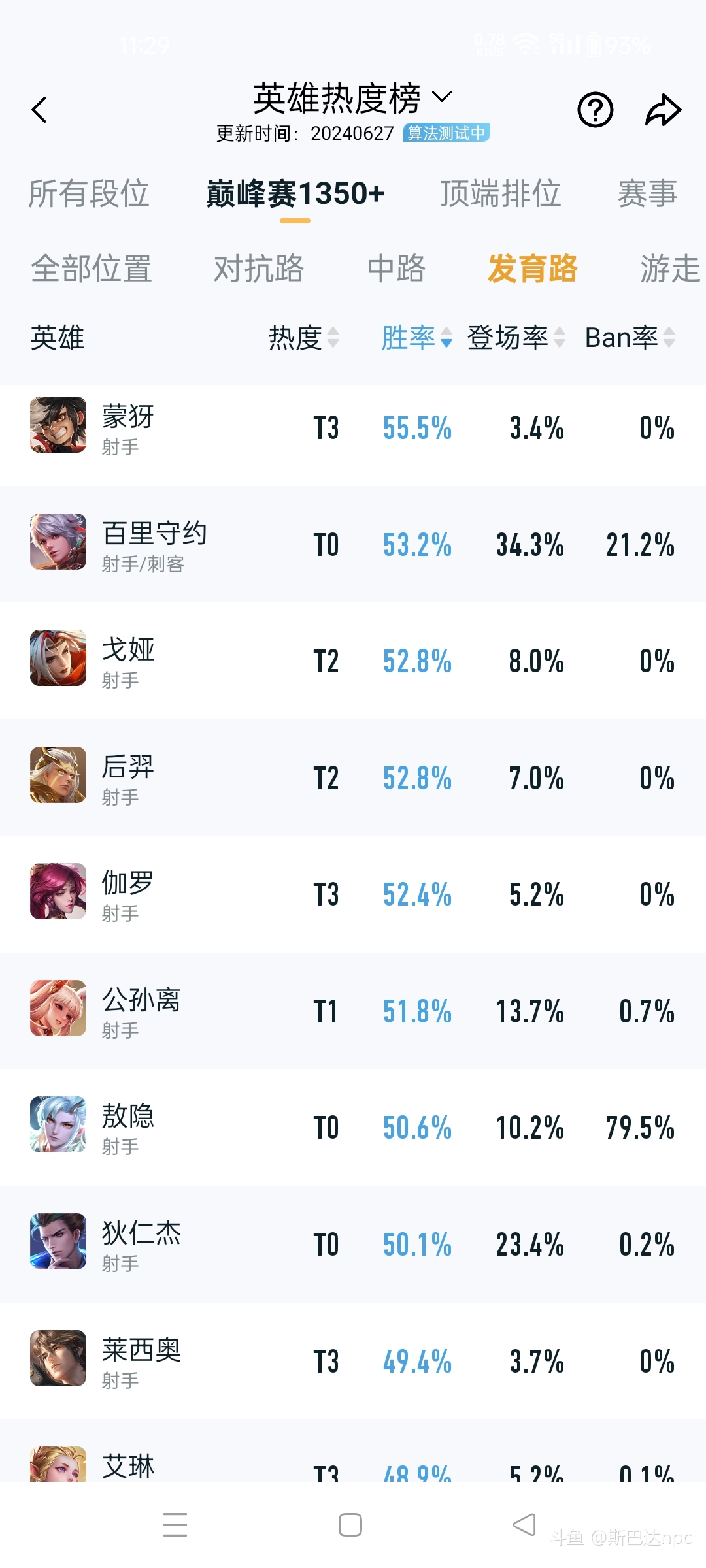 新版百里守约最新出装铭文_斗鱼鱼吧