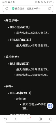 cod20，多人及僵尸更新修复日志：[link src=&#34;&#34; url=&#34;https://www.callofduty.com/patchnotes/2023/12/call-of-duty-modern-warfare-iii-season-1-patch-notes.html&#34; safe=&#34;0&#34; type=&#34;1&#34;]网页链接[/link]
cod20，战区更新修复日志：[link src=&#34;&#34; url=&#34;https://www.callofduty.com/patchnotes/2023/12/call-of-duty-mwiii-warzone-season-1-patch-notes.html&#34; safe=&#34;0&#34; type=&#34;1&#34;]网页链接[/link]
战区超模武器惨遭全面削弱！音频问题修复，是否解决未知，僵尸模式闪退问题修复#